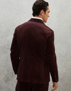 Purple Cotton Blazer