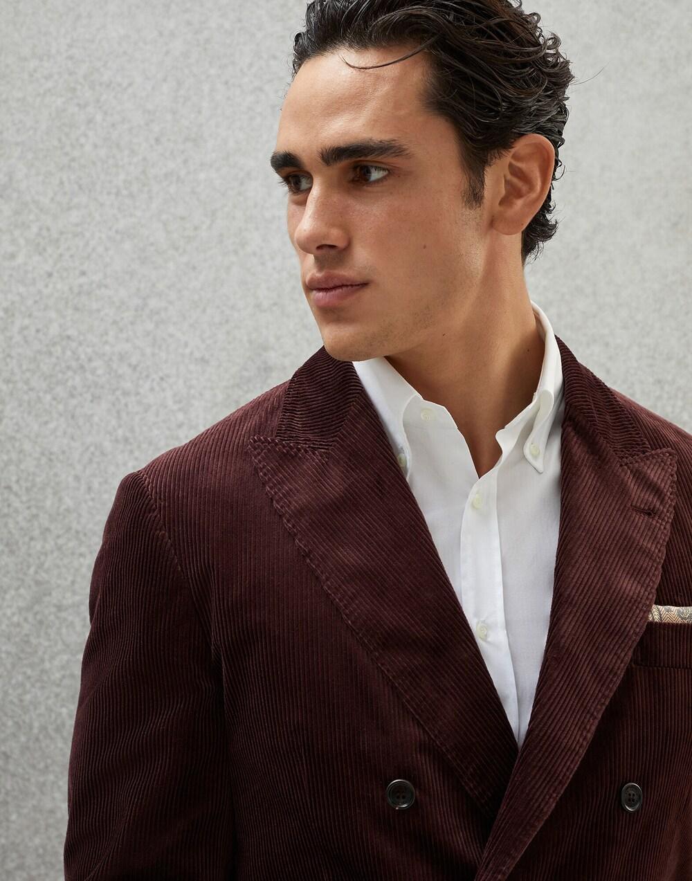 Purple Cotton Blazer