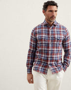 Bicolor Linen Pattern Shirt