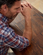 Bicolor Linen Pattern Shirt