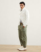 Green Cotton Cargo Pants