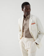 White Linen Coat