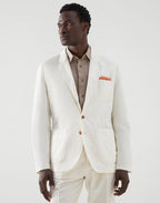 White Linen Coat