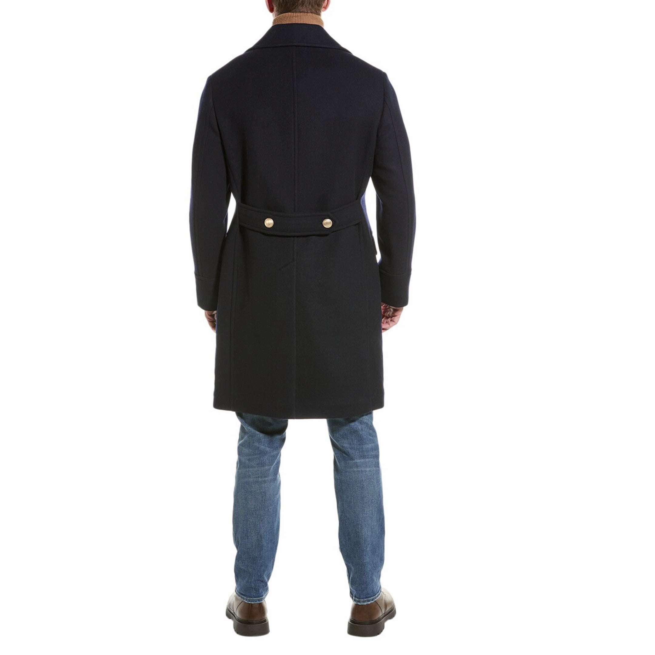 Blue Wool Coat
