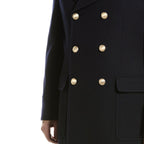 Blue Wool Coat