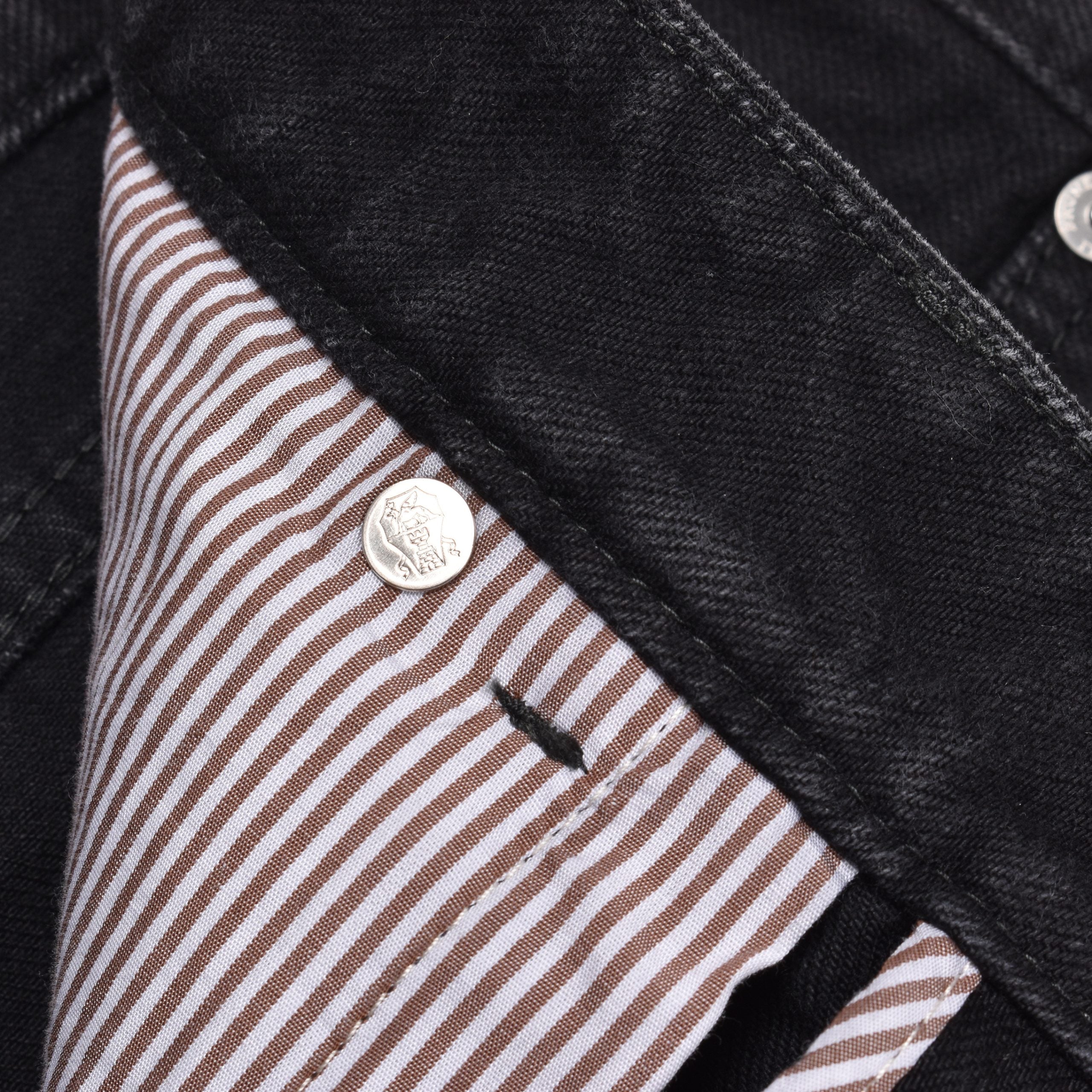 Black Cotton Jeans Denim