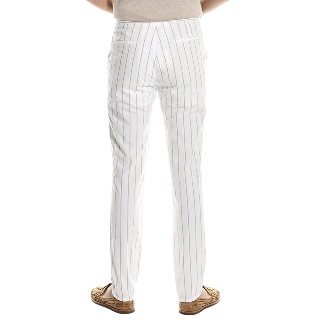 Bicolor Cotton Casual Pants