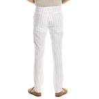 Bicolor Cotton Casual Pants