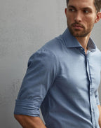 Blue Cotton Shirt