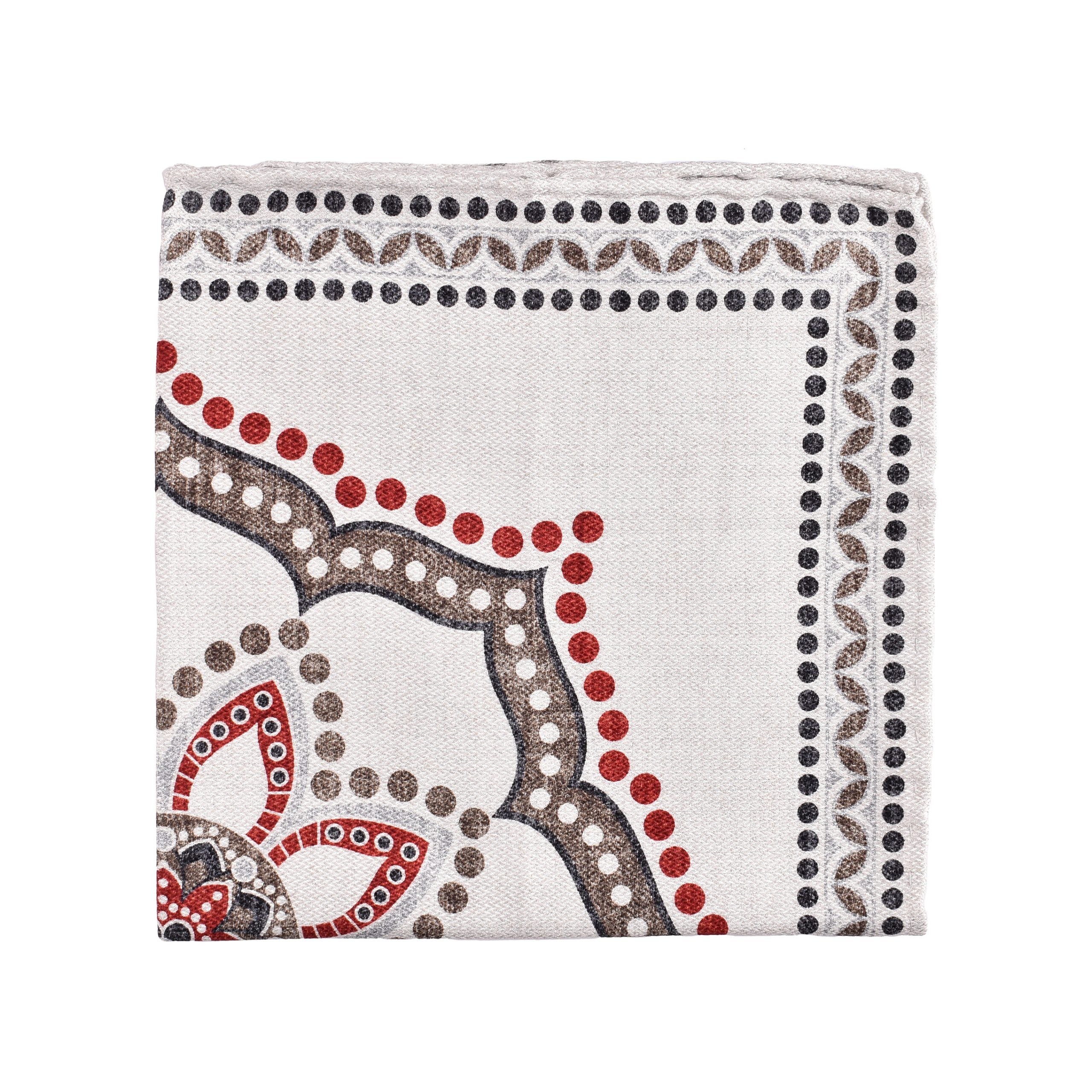 Bicolor Silk Pocket Square