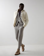 Bicolor Wool Joggers (Workout Pants)