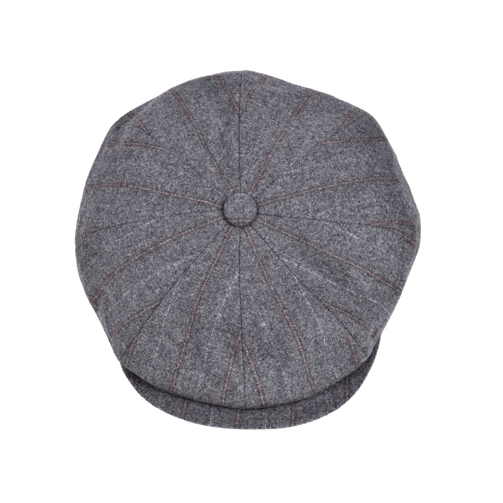 Gray Wool Fatcap Hat