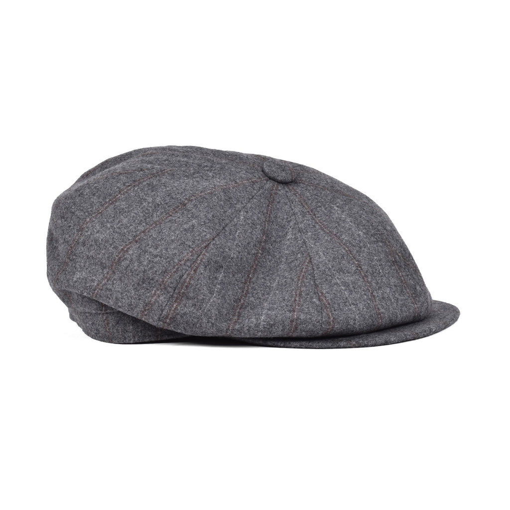 Gray Wool Fatcap Hat
