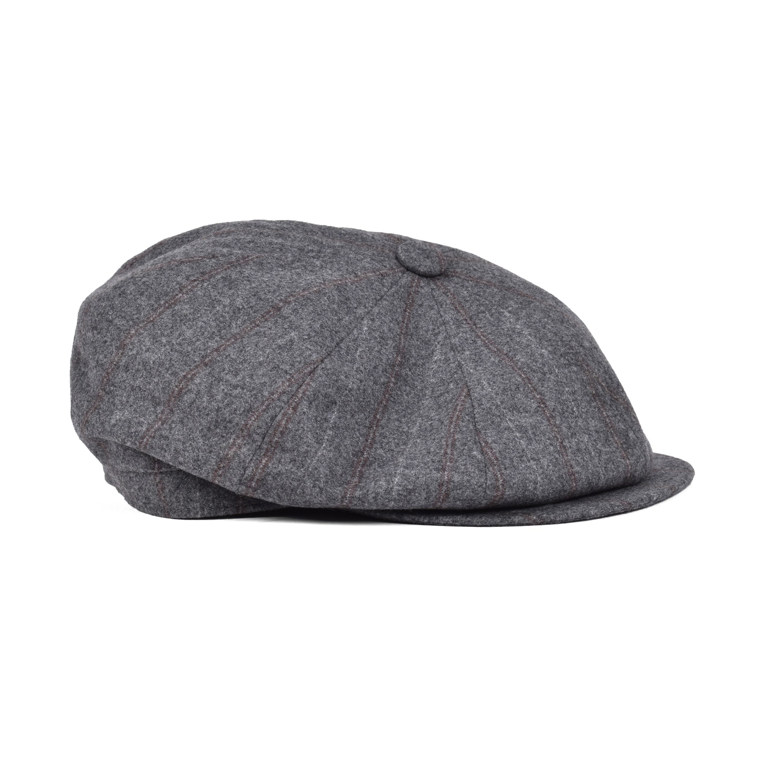 Gray Wool Fatcap Hat