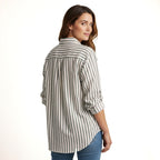 Bicolor Cotton Pattern Shirt
