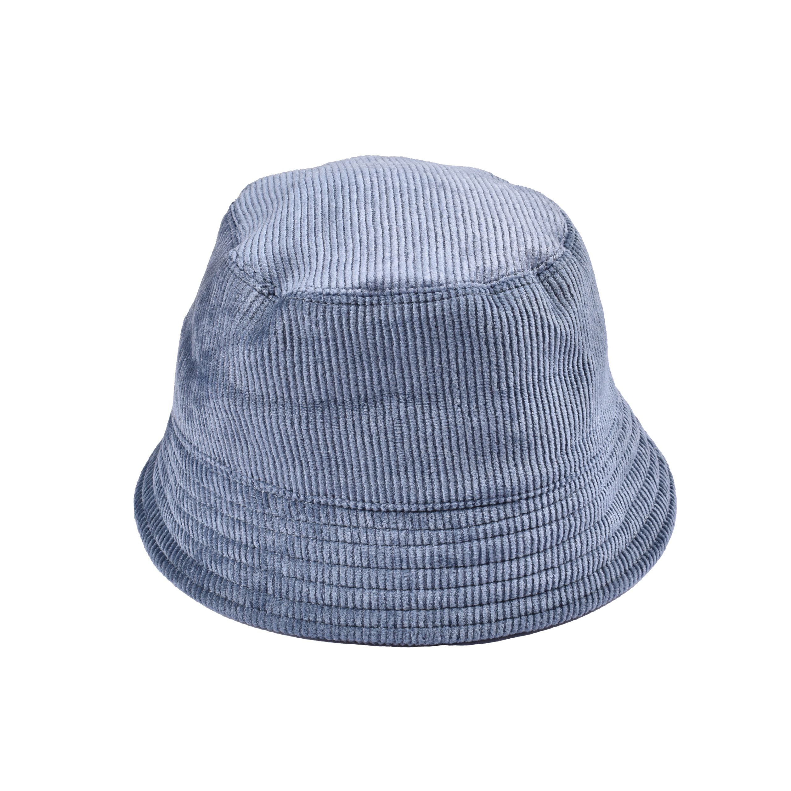Blue Viscose Bucket Hat