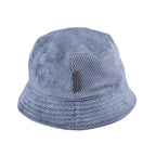 Blue Viscose Bucket Hat