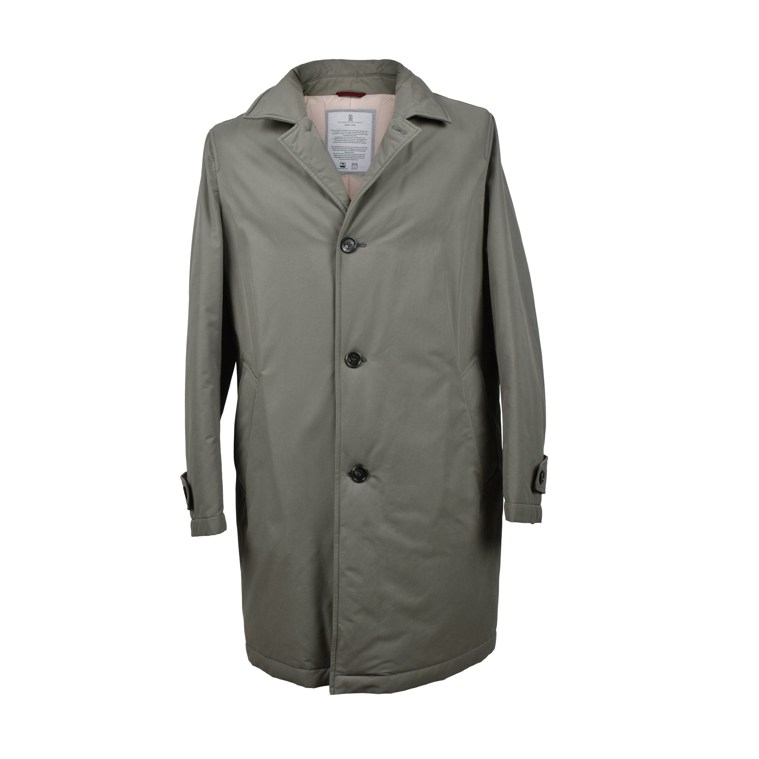 Green Cotton Coat