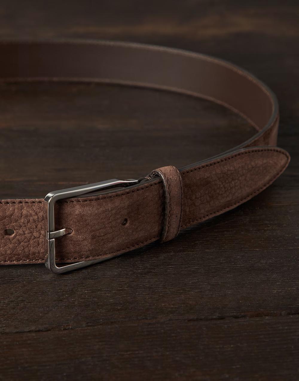Brown Leather Regular Belt