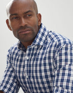 Bicolor Cotton Pattern Shirt