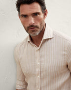 White Linen Dress Shirt