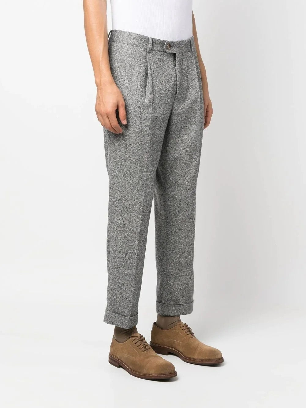 Gray Fibres Casual Pants