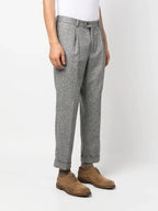 Gray Fibres Casual Pants