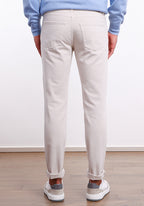 Multicolor Cotton Casual Pants