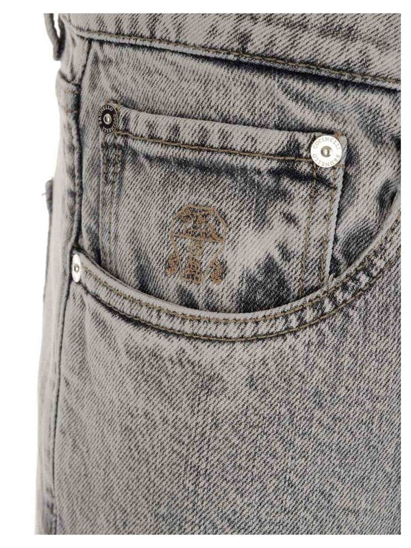 Black Cotton Slim Fit Jeans