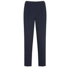 Blue Acetate Casual Pants