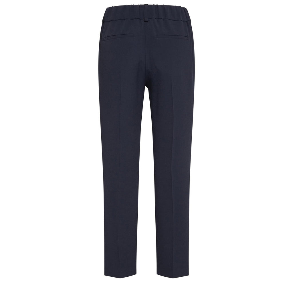 Blue Acetate Casual Pants