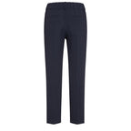 Blue Acetate Casual Pants