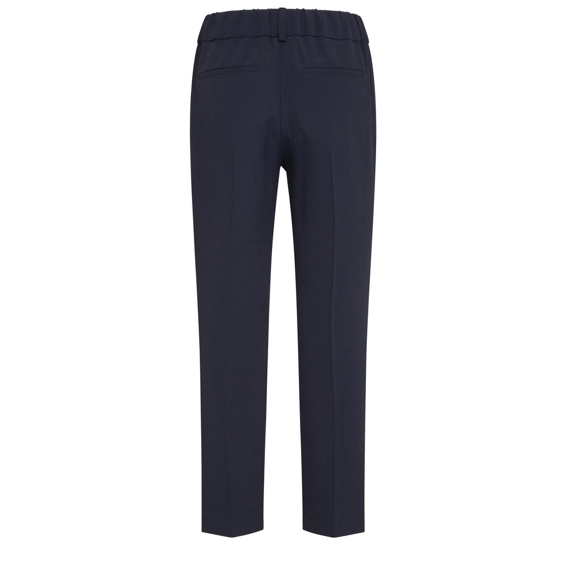Blue Acetate Casual Pants