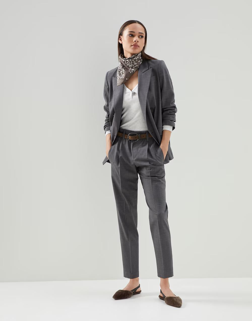 White Cashmere Blouse