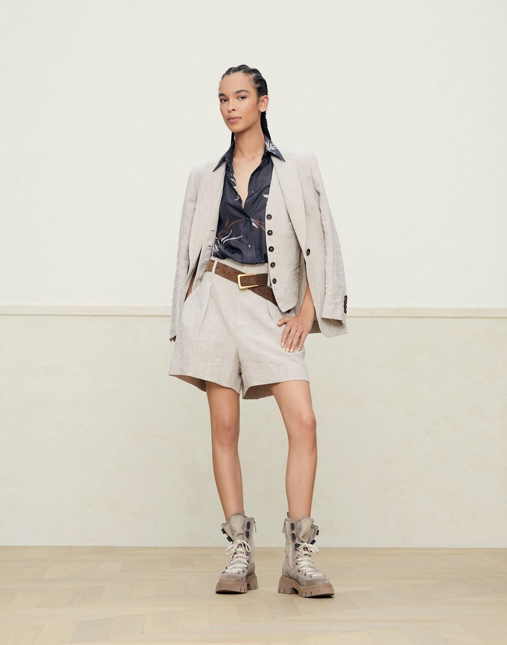 Multicolor Silk Pattern Shirt