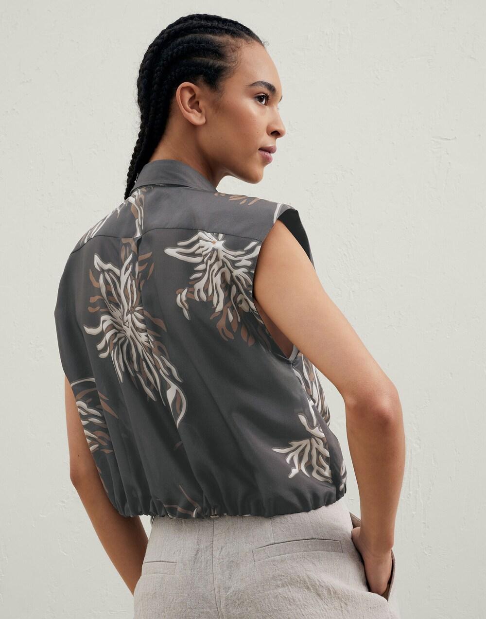 Multicolor Silk Pattern Shirt