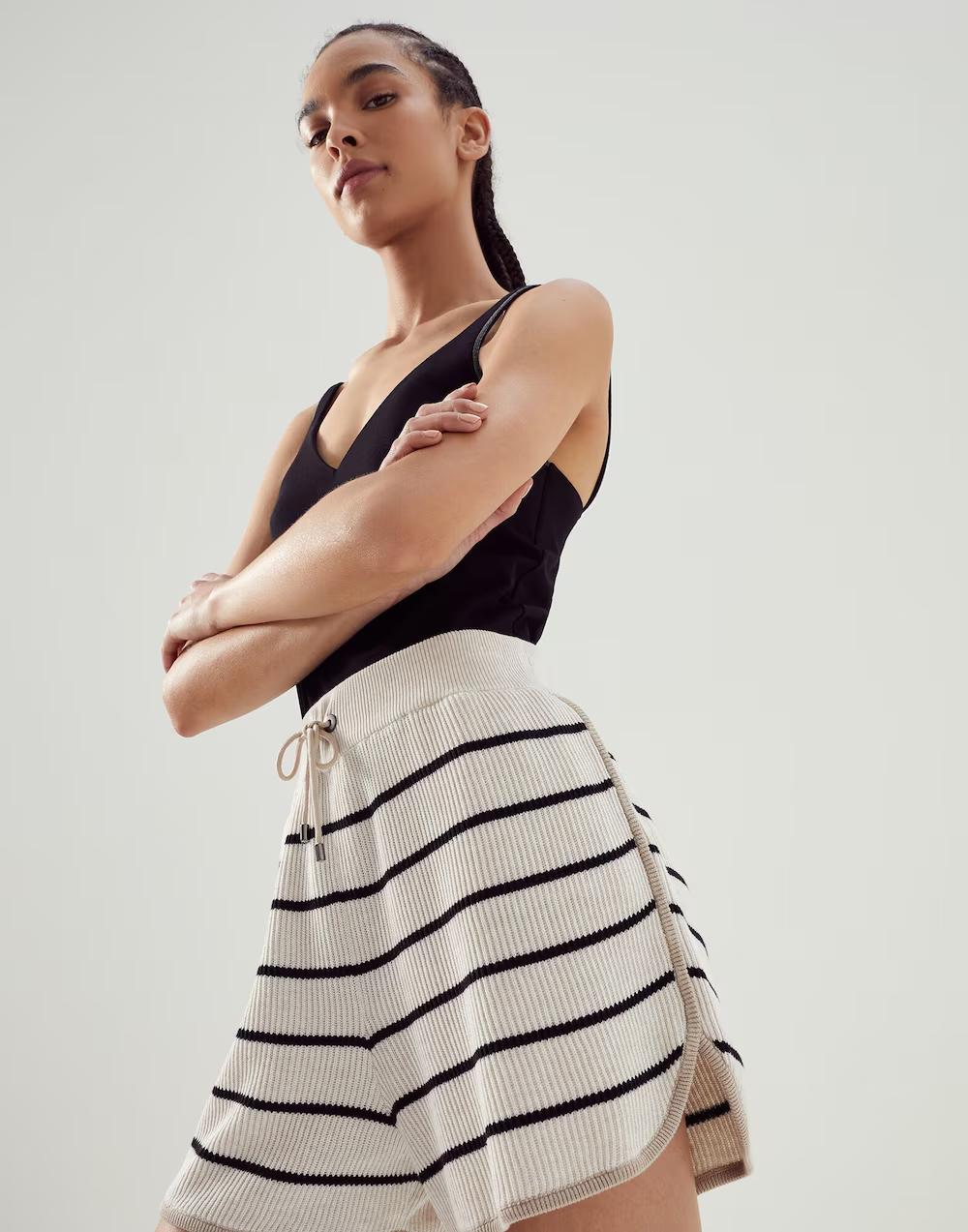 Multicolor Cotton Shorts