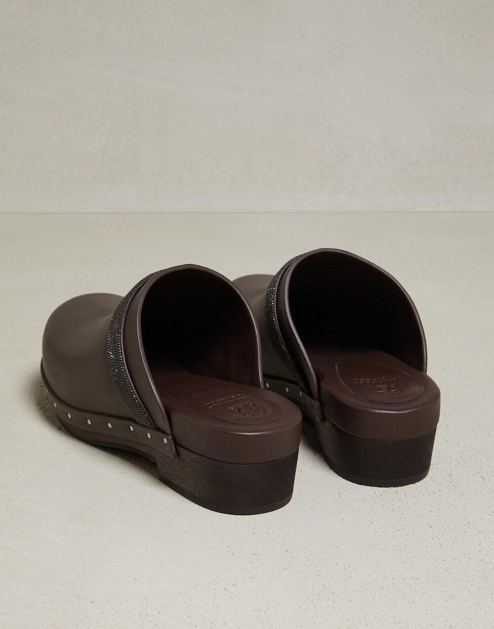 Natural Leather Clogs