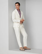 Bicolor Linen Two-Piece Suit
