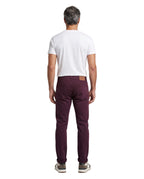 Burgundy Cotton Pants