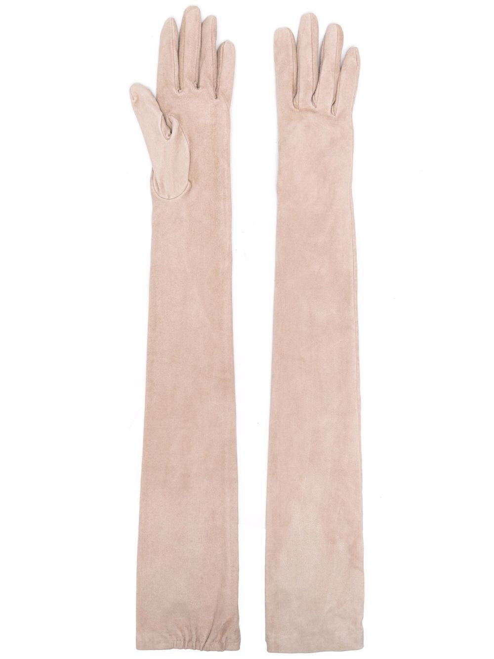 Bicolor Leather Gloves