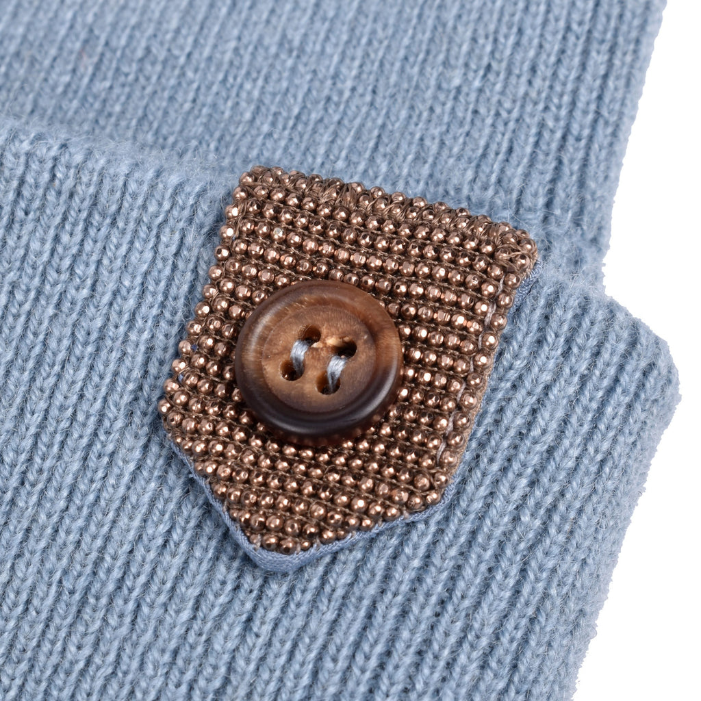 Teal Cashmere Beanie