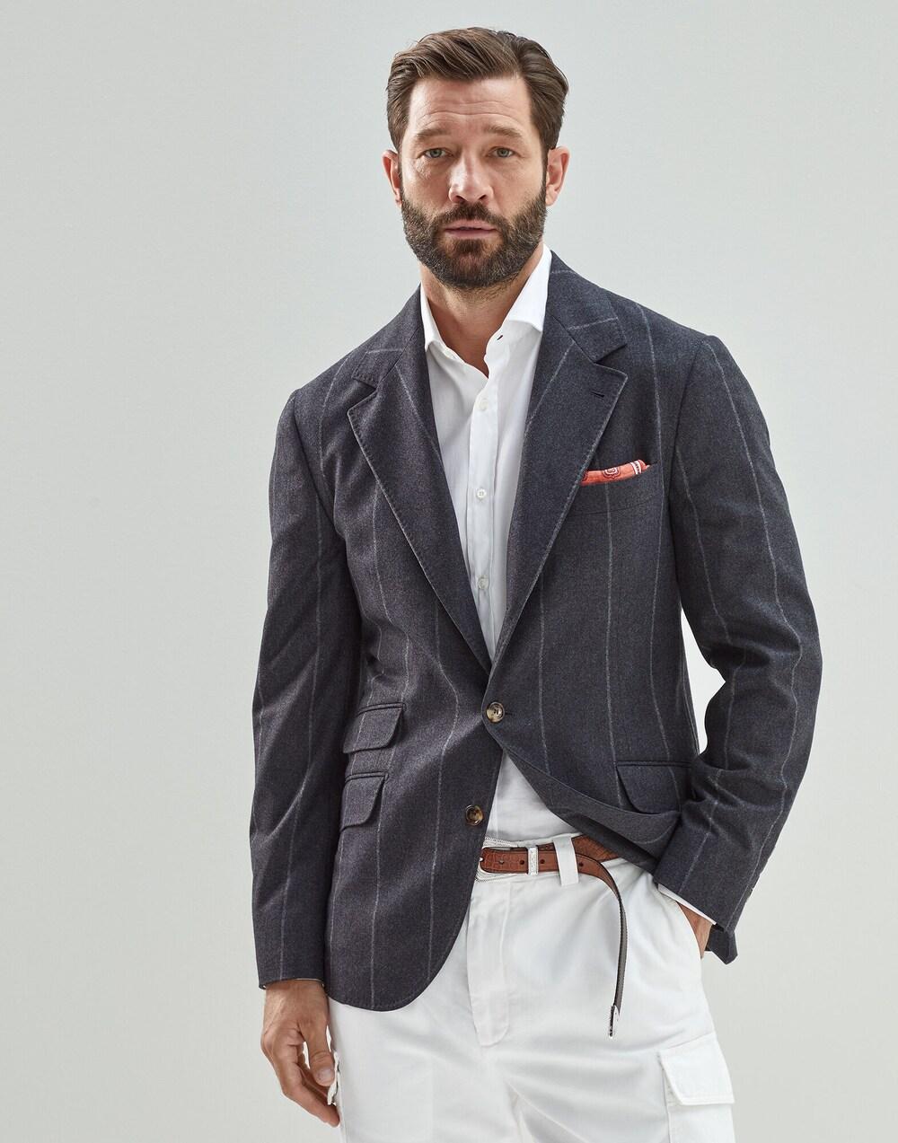Gray Wool Blazer