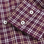 Brown Cotton Pattern Shirt