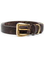 Brown Leather Regular Belt