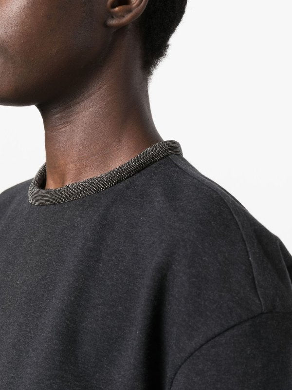 Gray Cotton Casual Dress