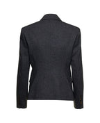 Gray Wool Blazer