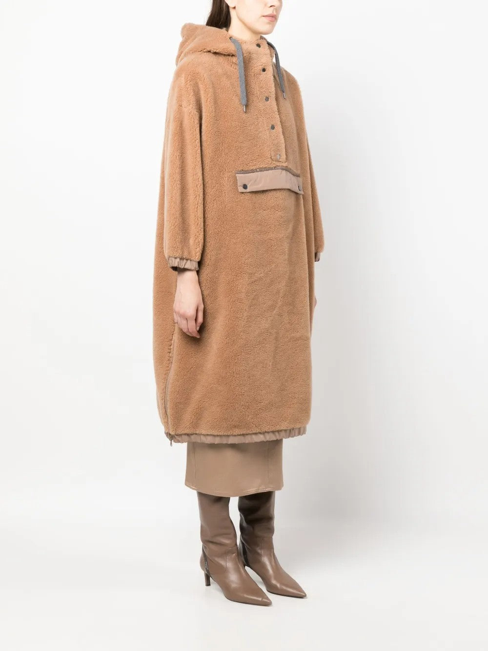 Beige Wool Cloacks