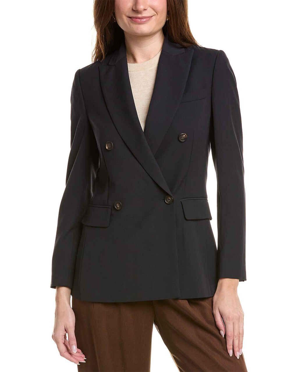 Blue Viscose Blazer