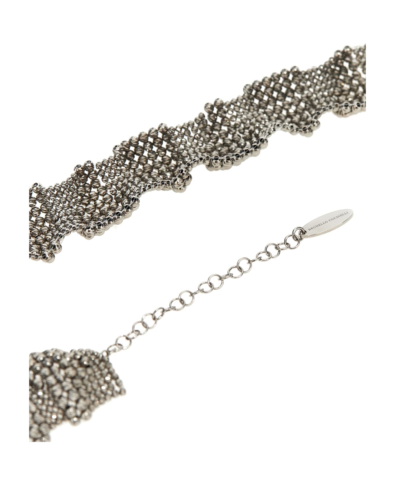 Bronze Silver Necklace